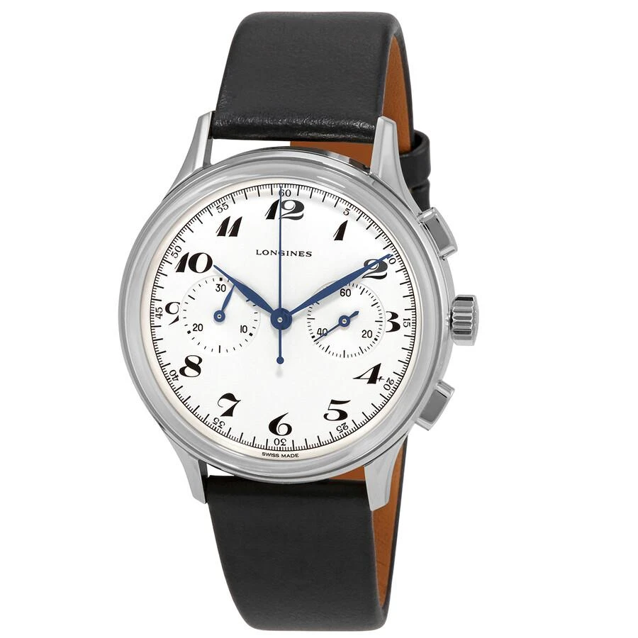 商品Longines|Heritage Classic Chronograph 1946 Automatic Silver Dial Men's Watch L2.827.4.73.0,价格¥12541,第1张图片