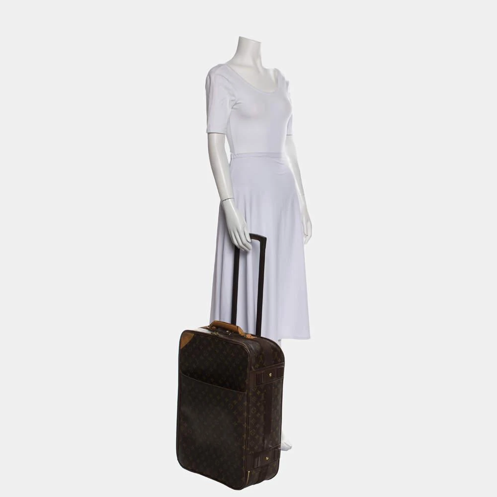 商品[二手商品] Louis Vuitton|Louis Vuitton Monogram Pegase Leger 55 Trolley,价格¥14495,第5张图片详细描述