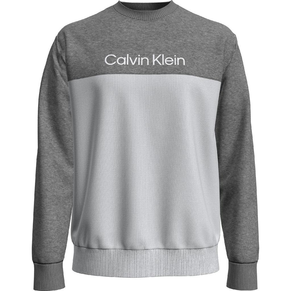 商品Calvin Klein|Calvin Klein Men's Color Block Crewneck Sweatshirt,价格¥333,第1张图片