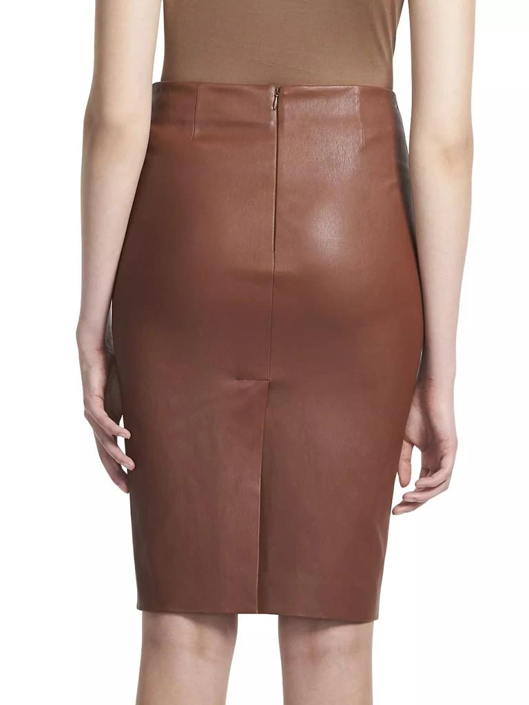 商品Theory|Skinny Leather Pencil Skirt,价格¥3919,第5张图片详细描述