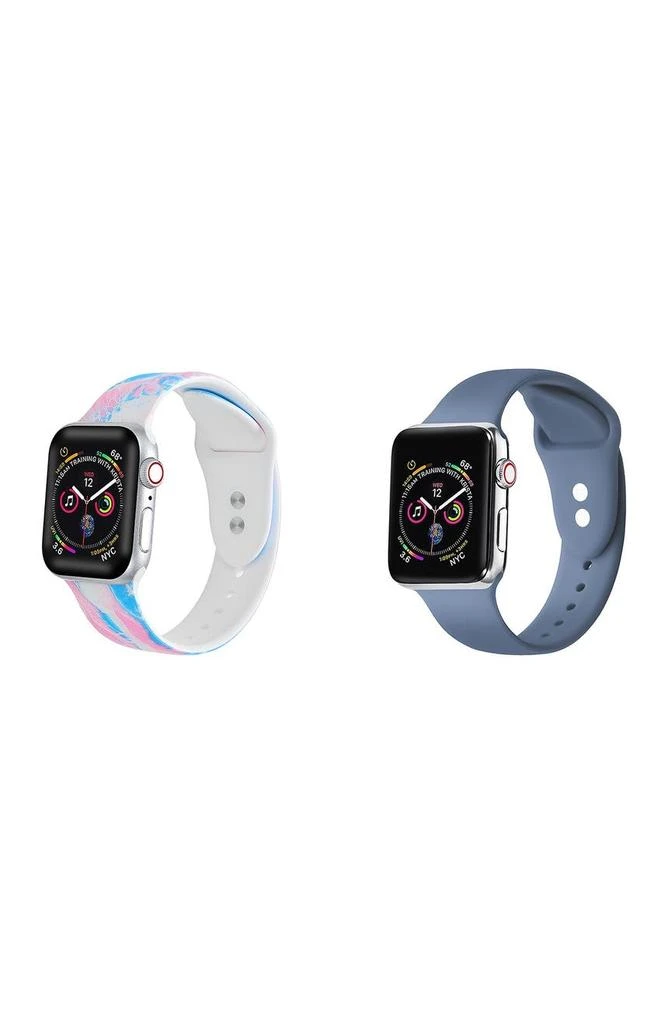 商品The Posh Tech|Assorted 2-Pack Silicone Apple Watch<sup>®</sup> Watchbands,价格¥240,第1张图片