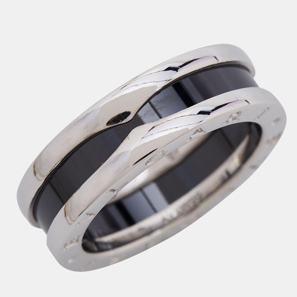 商品[二手商品] BVLGARI|Bvlgari B-zero1 Save the Children Ceramic Sterling Silver Band Ring Size 57,价格¥4029,第6张图片详细描述