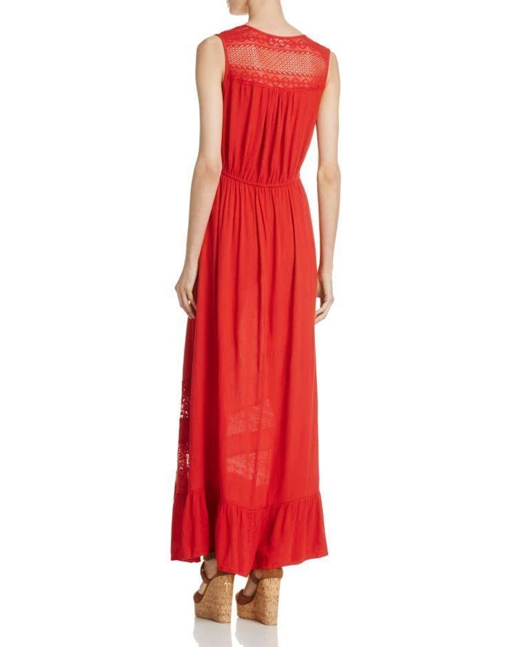 商品Band of Gypsies|Band of Gypsies Lace-Inset Maxi Dress,价格¥350,第2张图片详细描述