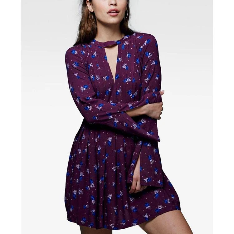 商品Free People|Tegan Printed Cutout Mini Dress,价格¥434,第5张图片详细描述