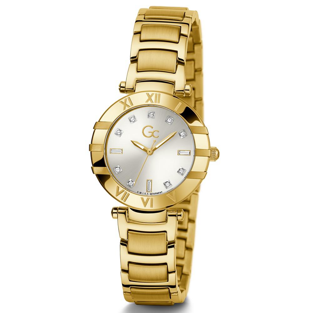 Gc Cruise Women's Swiss Gold-Tone Stainless Steel Bracelet Watch 32mm商品第5张图片规格展示