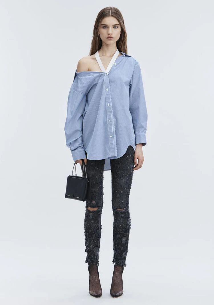 商品Alexander Wang|WHIPLASH DESTROYED JEAN,价格¥889,第1张图片