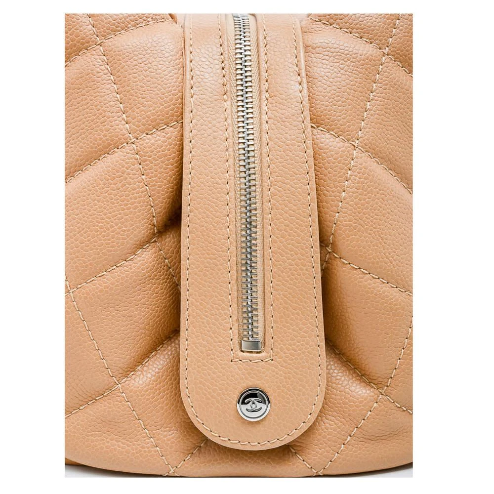 Chanel Nude Quilted Caviar Leather Timeless Classic Bowler Bag 商品
