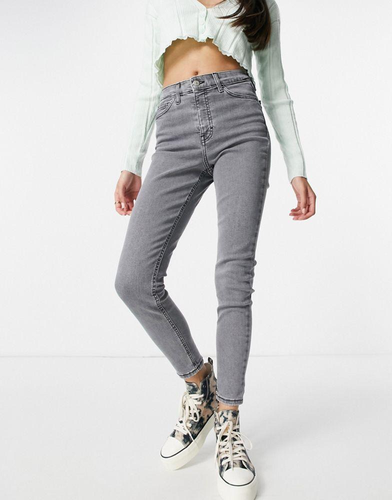 商品Topshop|Topshop jamie jeans in grey,价格¥188,第6张图片详细描述