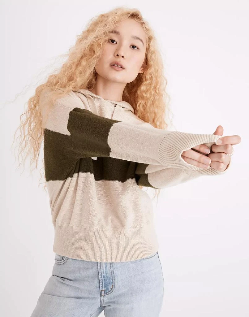 商品Madewell|Clairview Hoodie Sweater in Colorblock,价格¥238,第4张图片详细描述