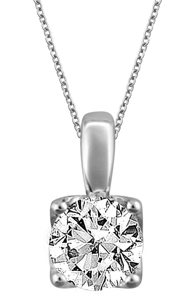 Badgley Mischka 14K White Gold Lab Grown Diamond Necklace - 1.50 ctw商品第3张图片规格展示