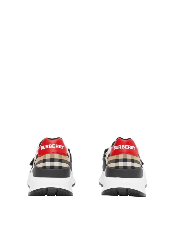 商品Burberry|Nylon suede and vintage check sneakers,价格¥5934,第3张图片详细描述