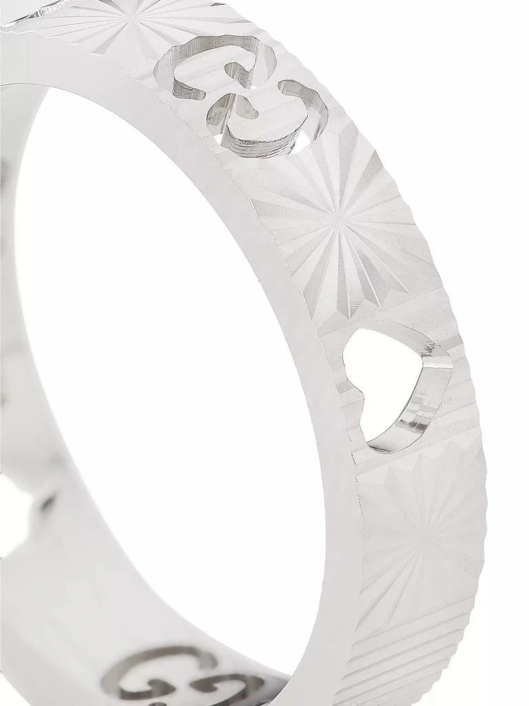 商品Gucci|Icon 18K White Gold Star Ring,价格¥10817,第4张图片详细描述