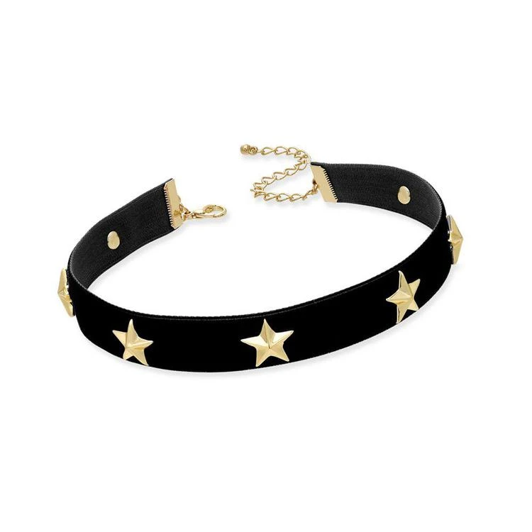 商品INC International|酒红丝绒星星Choker,价格¥37,第1张图片