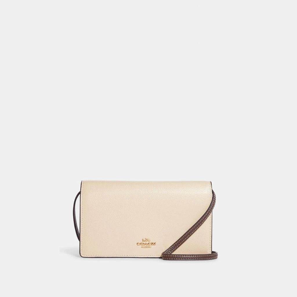 商品Coach|Coach Outlet Anna Foldover Clutch Crossbody In Colorblock,价格¥868,第1张图片