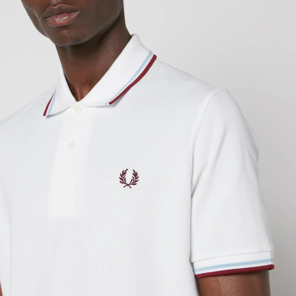 商品Fred Perry|Fred Perry Twin Tipped Cotton-Piqué Polo Shirt,价格¥893,第4张图片详细描述