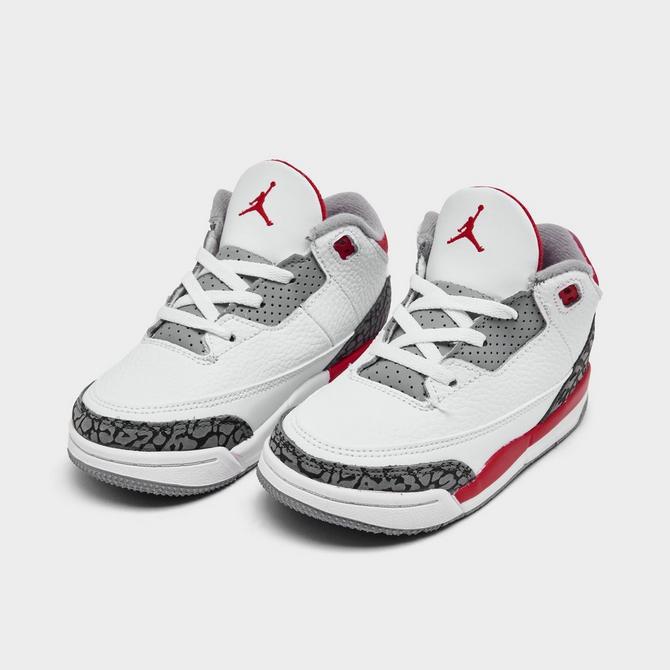 Kids' Toddler Air Jordan Retro 3 Casual Shoes商品第2张图片规格展示