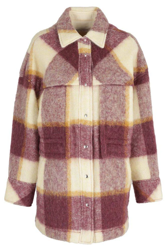 商品IRO|Iro Checkered Button-Up Coat,价格¥2597,第1张图片