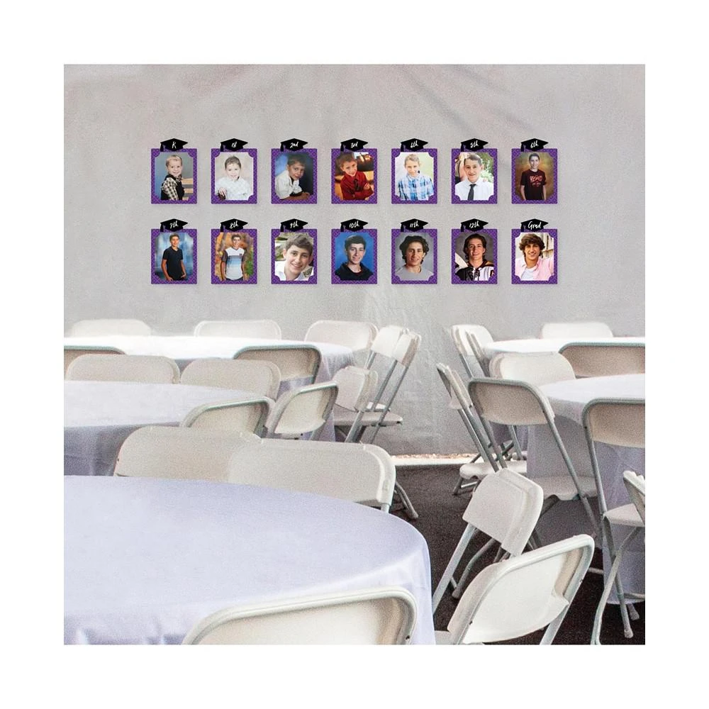 商品Big Dot of Happiness|Purple Grad - Best is Yet to Come - 8 x 10 inches K-12 School Photo Holder - DIY Graduation Party Decor - Picturific Display,价格¥224,第2张图片详细描述