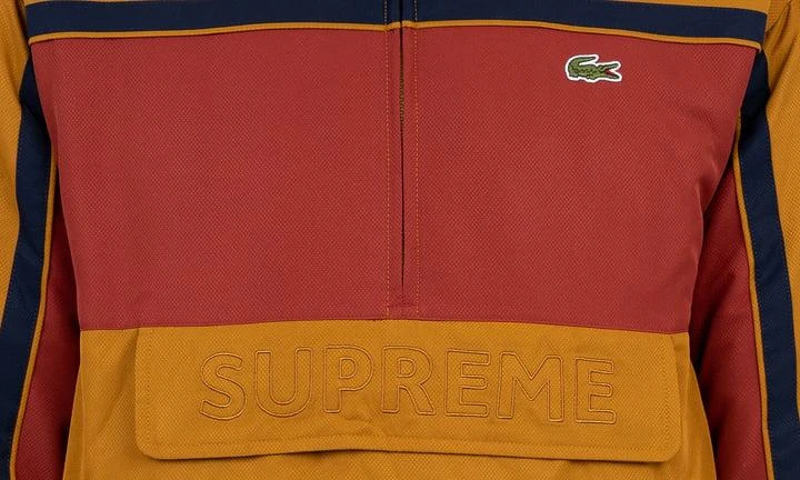 商品Supreme|Supreme Lacoste Puffy Half Zip Pullove,价格¥2111-¥2259,第3张图片详细描述