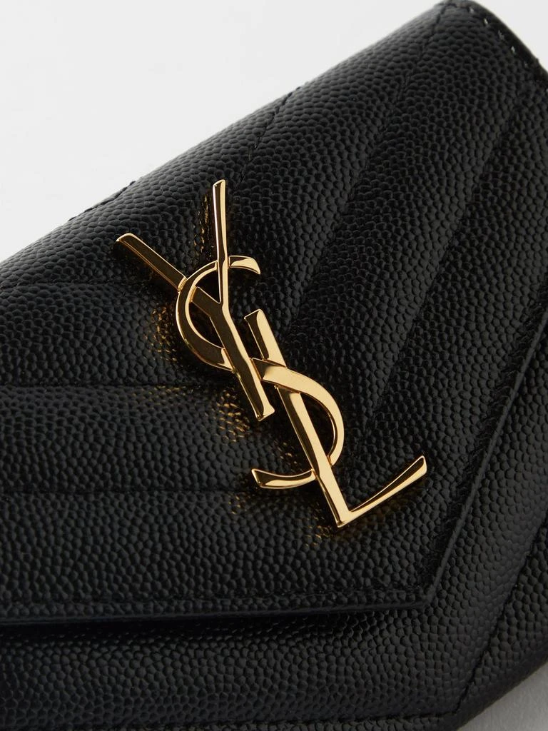 商品Yves Saint Laurent|YSL-plaque quilted-leather coin purse,价格¥3776,第3张图片详细描述