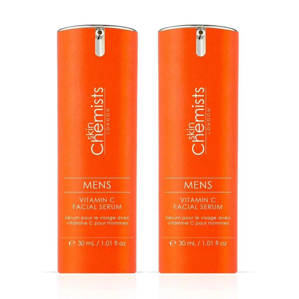 商品skinChemists|Men's Vitamin C Facial Serum 30ml Twin Value Savings Pack,价格¥241,第1张图片