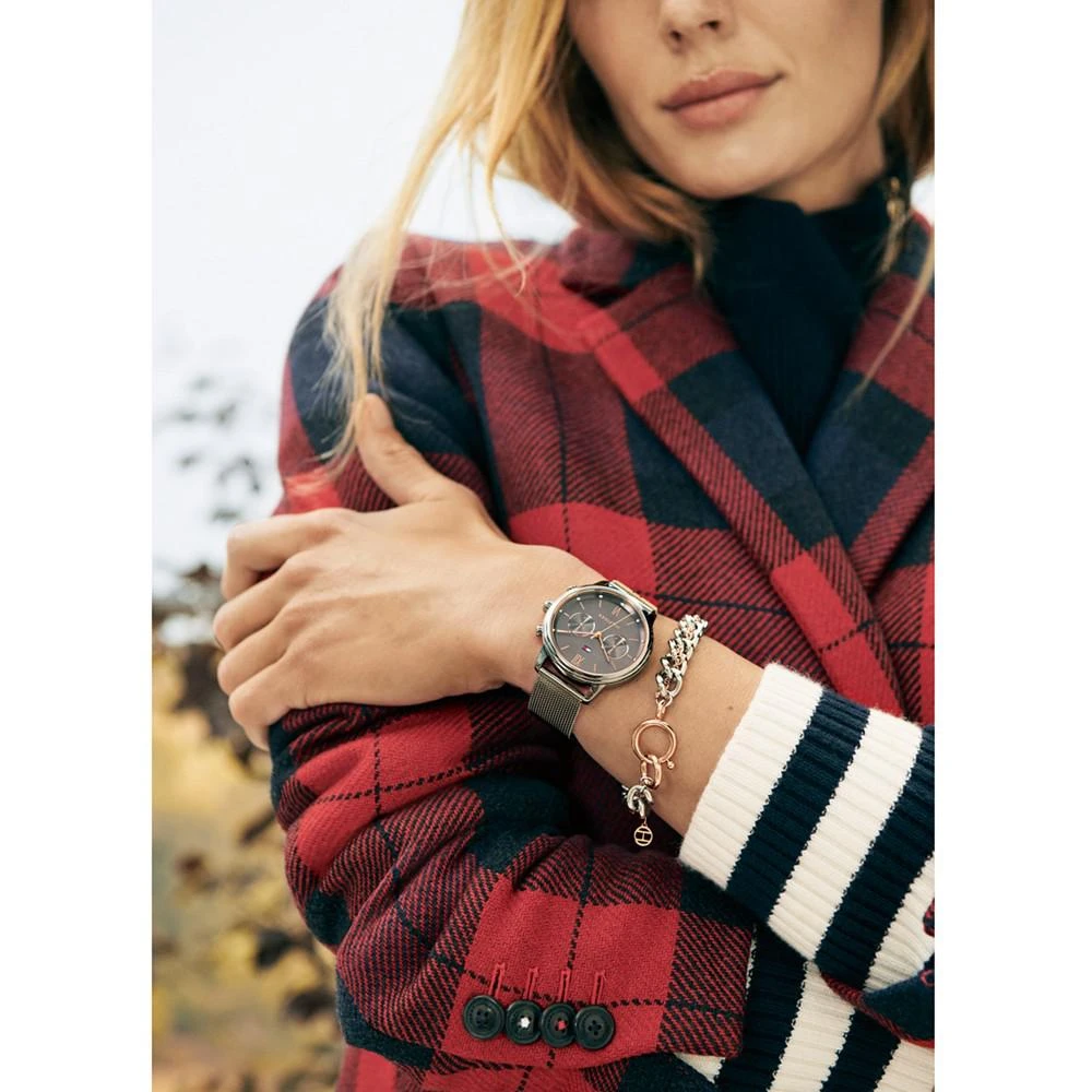 Women's Gunmetal Stainless Steel Mesh Bracelet Watch 38mm 商品