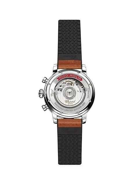 商品Chopard|Mille Miglia Classic Chronograph Raticosa Stainless Steel & Leather Strap Watch,价格¥49778,第3张图片详细描述