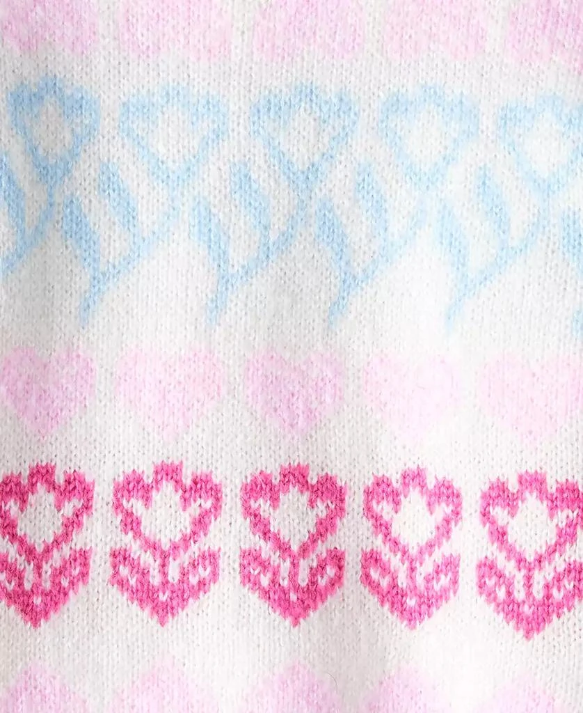 商品Carter's|Girls Toddler 2T-5T Floral Fairisle Sweater,价格¥155,第3张图片详细描述