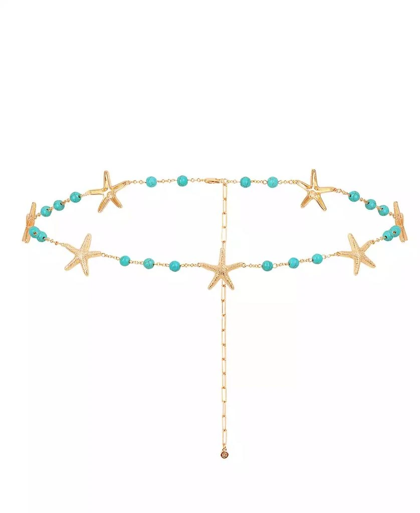 商品Ettika Jewelry|Starfish and Turquoise Linked Body Chain,价格¥674,第1张图片