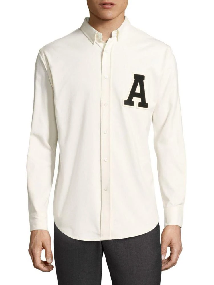 商品AMI|Regular-Fit Patch Work Shirt,价格¥885,第1张图片