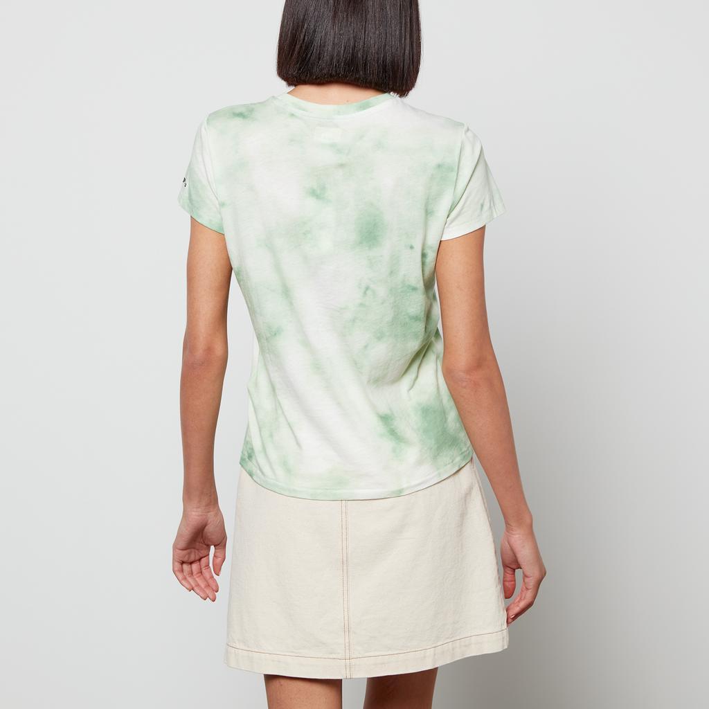 商品Ralph Lauren|Polo Ralph Lauren Women's Rl Tie Dye Short Sleeve T-Shirt - Outback Green/Nevis,价格¥370,第4张图片详细描述