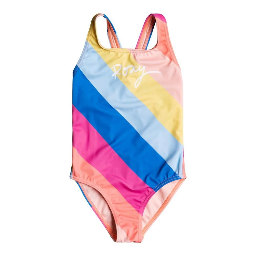 商品Roxy|Toddler Girls Touch of Rainbow Swimsuit,价格¥102,第1张图片