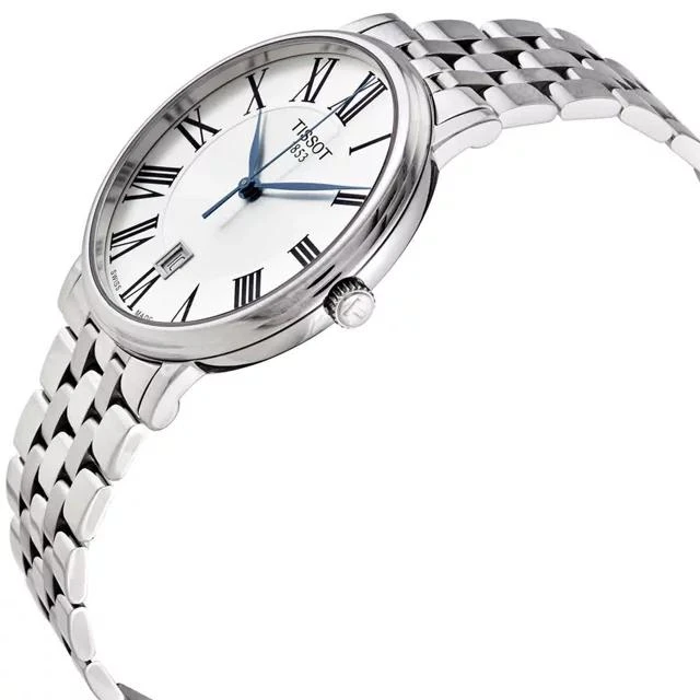 商品Tissot|Tissot Carson Premium Quartz Silver Dial Men's Watch T122.410.11.033.00,价格¥2130,第3张图片详细描述