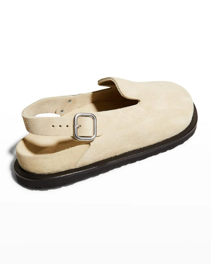 商品Jil Sander|x Birkenstock Men's Berlin Suede Clog Mules,价格¥1868,第3张图片详细描述