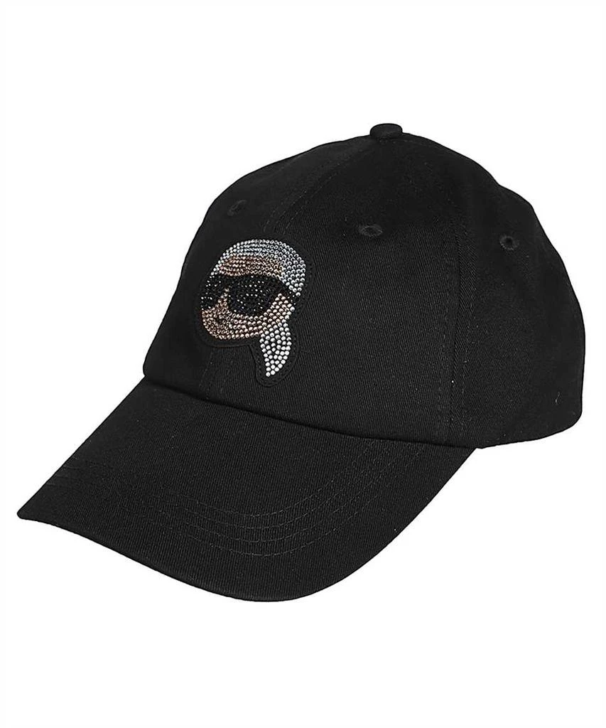 商品Karl Lagerfeld Paris|Karl lagerfeld k/ikonik rhinestone karl cap,价格¥1366,第1张图片