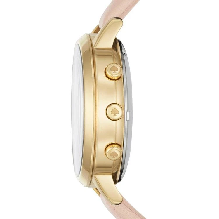 商品Kate Spade|Women's Metro Grand Vachetta Leather Strap Hybrid Smart Watch 39mm KST23102,价格¥1403,第2张图片详细描述