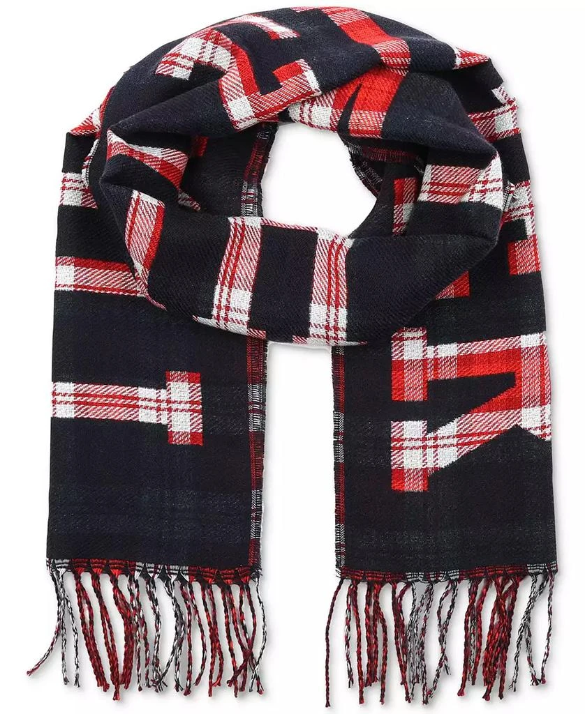 商品Tommy Hilfiger|Men's Plaid Logo Scarf,价格¥255,第1张图片