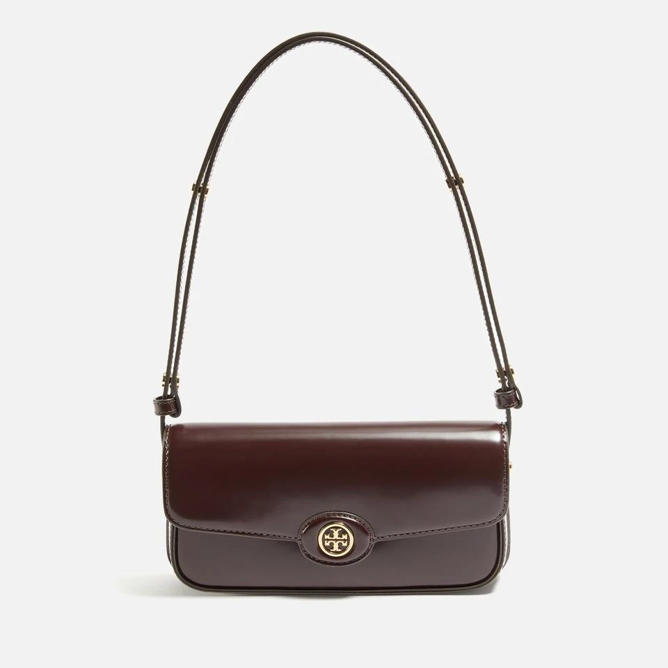 商品Tory Burch|Tory Burch Robinson Spazzolato Patent Leather Shoulder Bag,价格¥2415,第1张图片