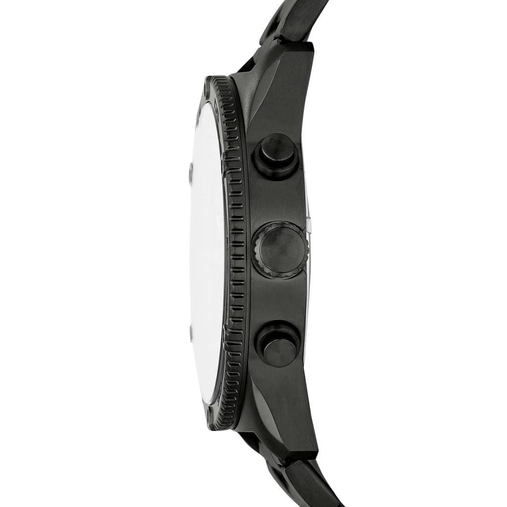 商品Fossil|Fossil Men's Brox Multifunction, Black-Tone Stainless Steel Watch,价格¥429,第2张图片详细描述