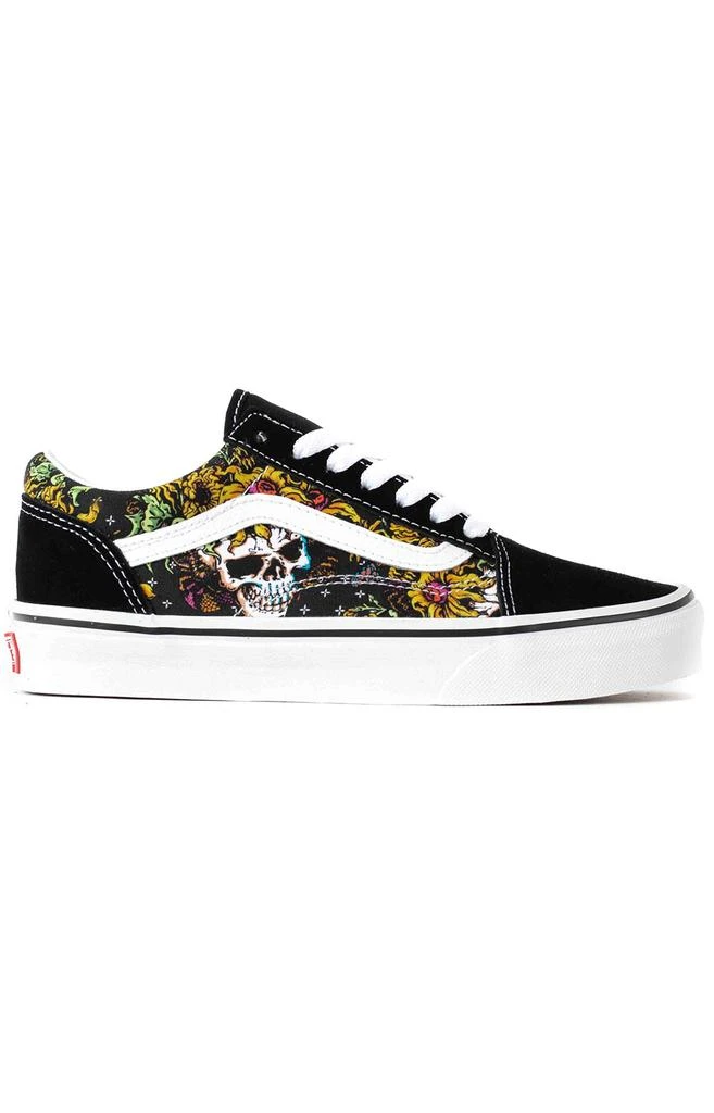 商品Vans|(Q2J640) Beauty Skulls Old Skool Shoes - Black/True White,价格¥170,第1张图片