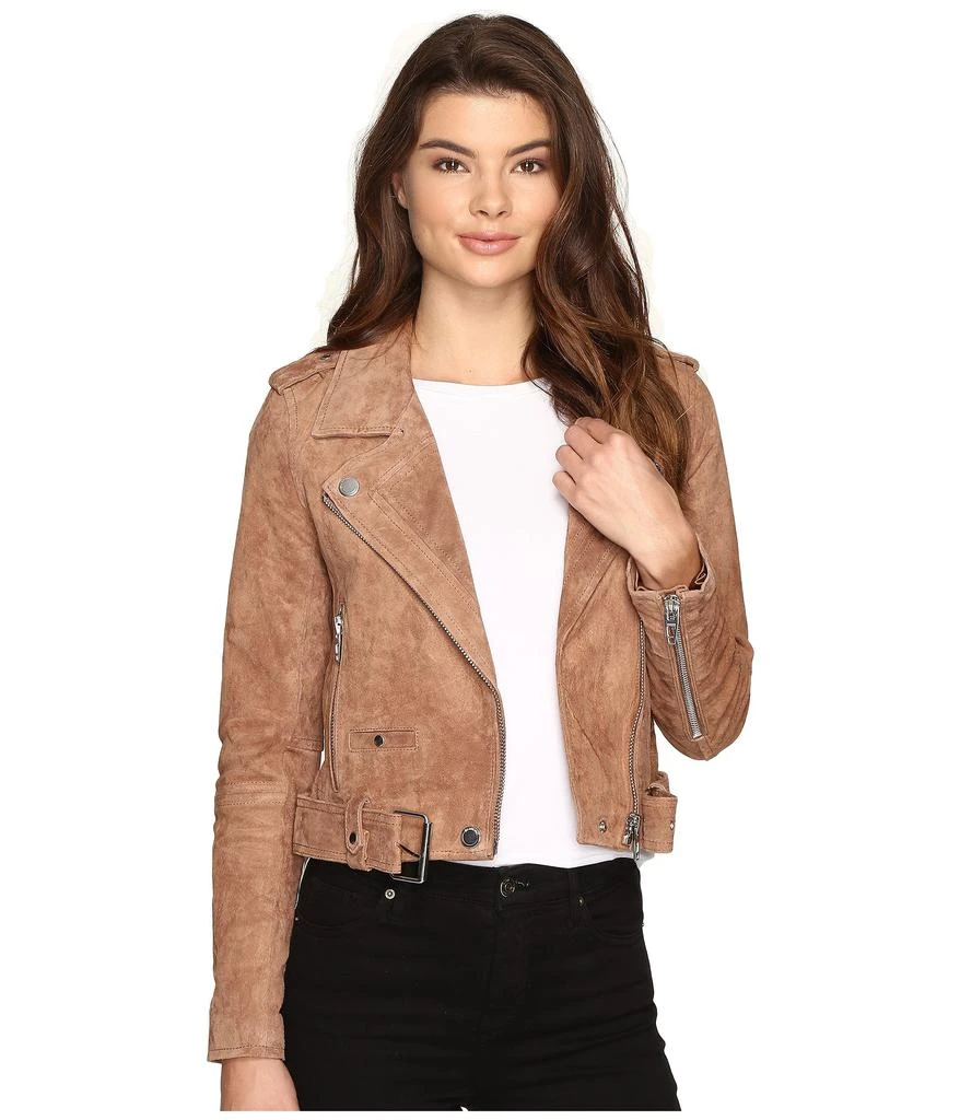商品Blank NYC|Suede Moto Jacket,价格¥1489,第1张图片
