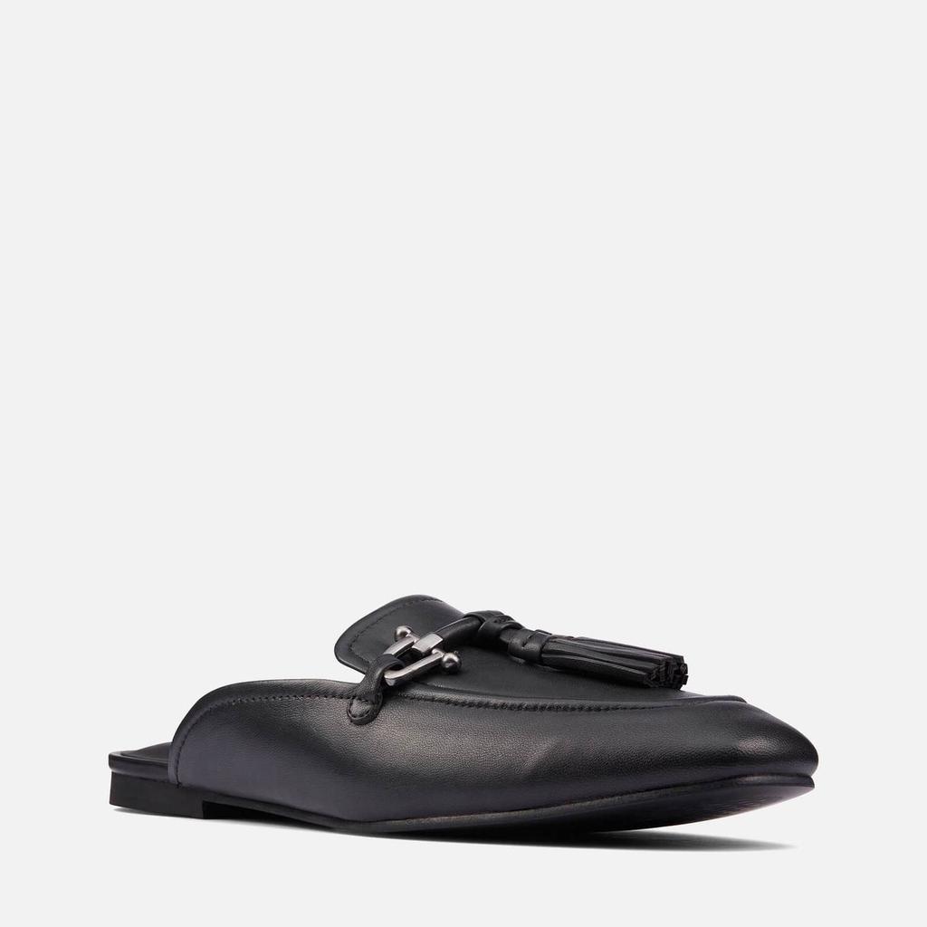 商品Clarks|Clarks Women's Pure 2 Trim Leather Loafers - Black,价格¥412,第5张图片详细描述