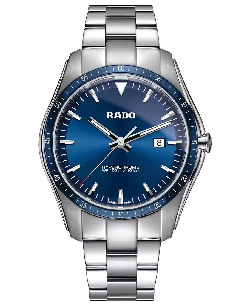 商品Rado|Men's Swiss HyperChrome Stainless Steel Bracelet Watch 44.9mm,价格¥8975,第1张图片