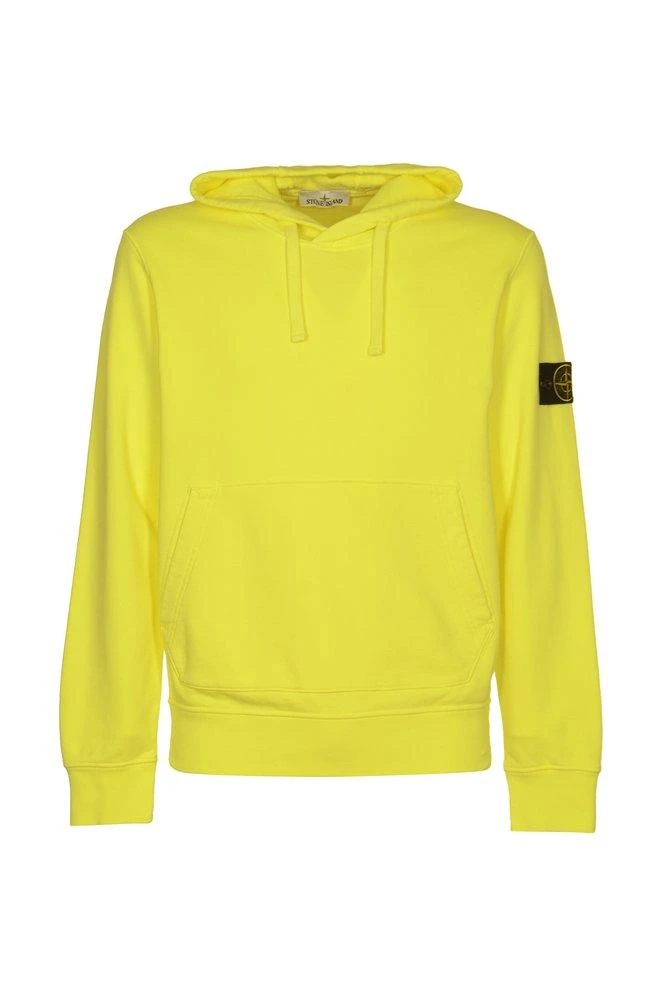 商品Stone Island|Stone Island Logo Patch Drawstring Hoodie,价格¥1805,第1张图片