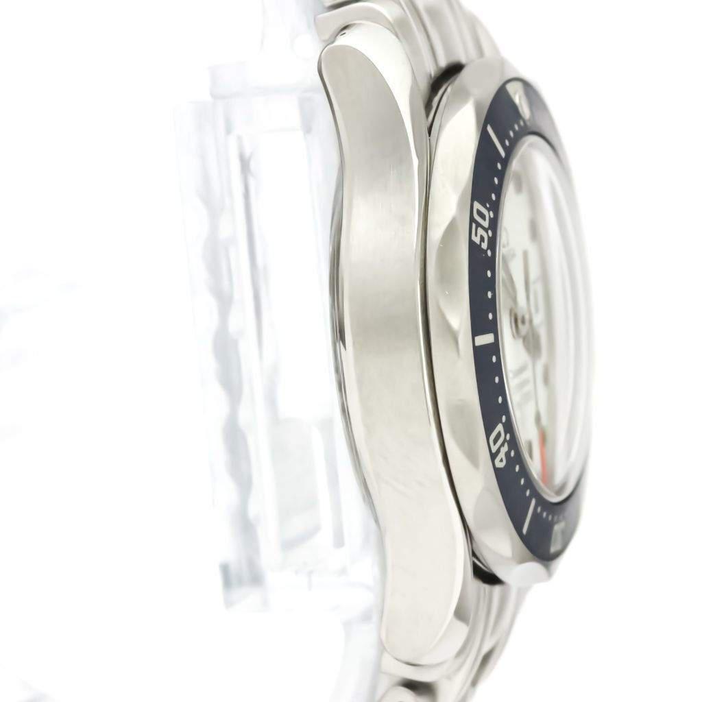 Omega Silver Stainless Steel Seamaster Professional 300M Quartz 2583.20 Women's Wristwatch 28 MM商品第6张图片规格展示