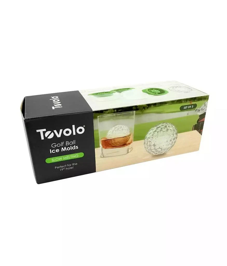 商品Tovolo|Set of 3 Golf Ball Ice Molds,价格¥149,第2张图片详细描述