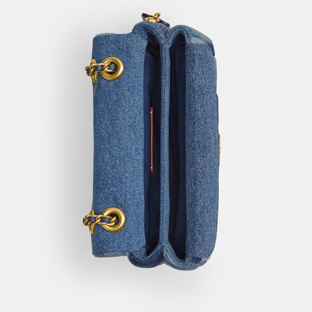 バッグ COACH Patchwork Denim Shoulder Bag Coach Patchwork Tabby 26 Denim Shoulder Bag - Shoulder Bags
