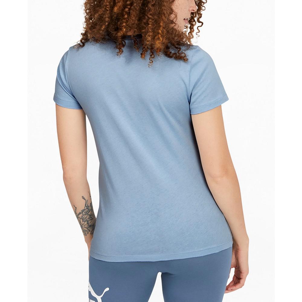 商品Puma|Women's Essential Cotton Logo Short-Sleeve T-Shirt,价格¥149,第4张图片详细描述