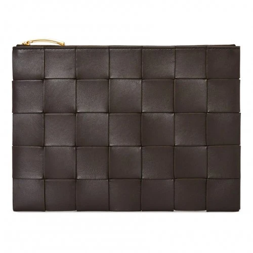 商品[国内直发] Bottega Veneta|BOTTEGA VENETA 男士棕色手拿包 652931-VCQC1-2132,价格¥10349,第1张图片