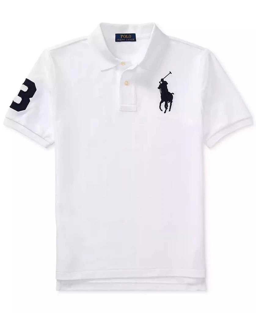 商品Ralph Lauren|大男孩网眼棉质Polo衫,价格¥313,第5张图片详细描述